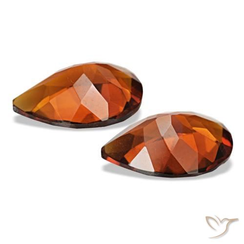 Achetez naturel 2.81ct Deep Orange - Brown Citrine gems, En forme de poire, En provenance Brésil chez GemSelect. En stock, livraison internationale!
