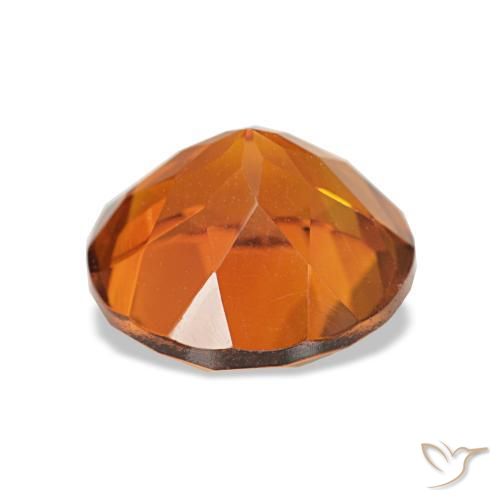 Citrine Orange foncé naturelle Coupe roude, 1.89 ct, VVS-VS