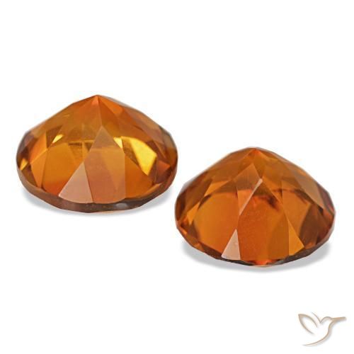 Achetez naturel 3.27ct Orange moyen Citrine gems, Coupe roude, En provenance Brésil chez GemSelect. En stock, livraison internationale!