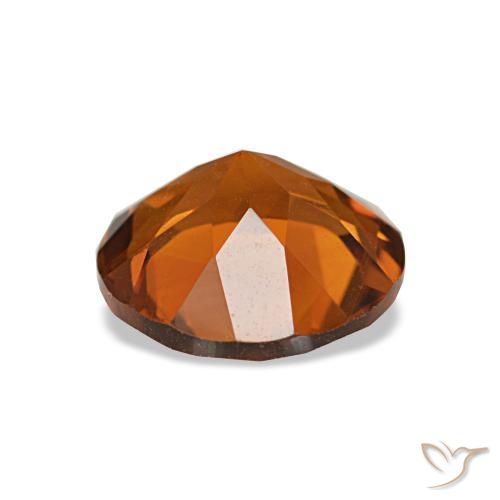 Citrine Orange feu naturelle Coupe roude, 1.50 ct, VS