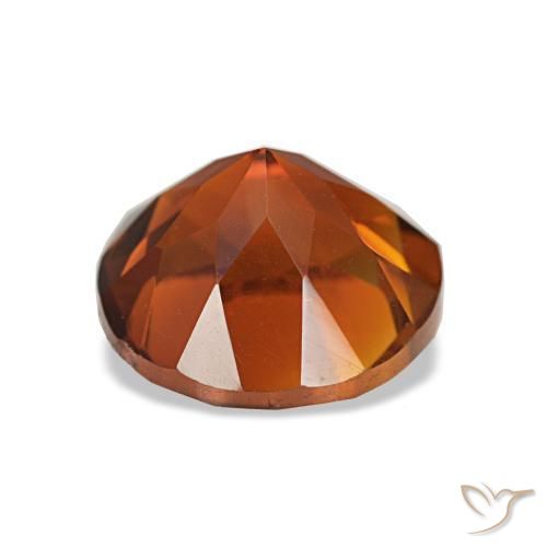 Citrine Orange rougeâtre naturelle Coupe roude, 1.96 ct, VS