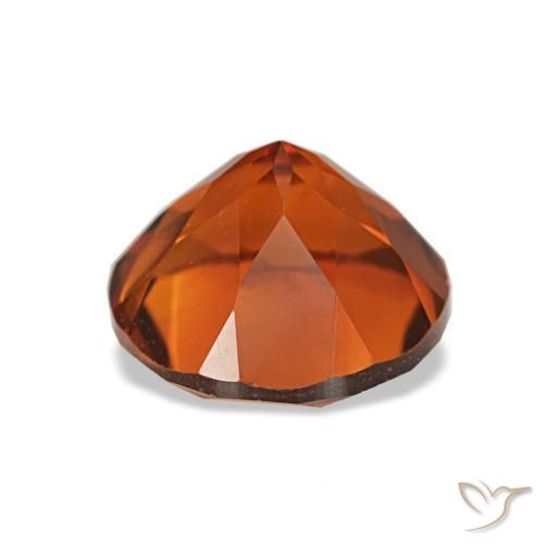 Citrine orange intense naturelle coupe roude, 1,88 ct, VVS