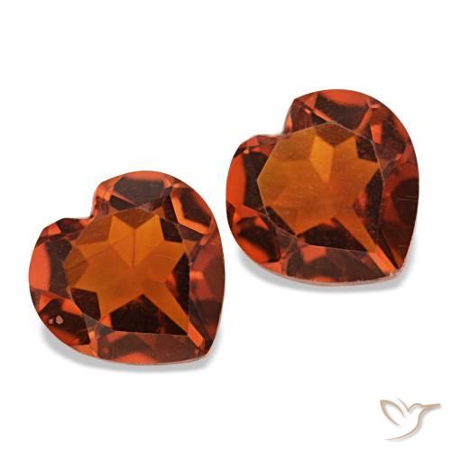 Achetez naturel 2.09ct Orange rougeâtre Citrine gems, Forme de coeur, En provenance Brésil chez GemSelect. En stock, livraison internationale!