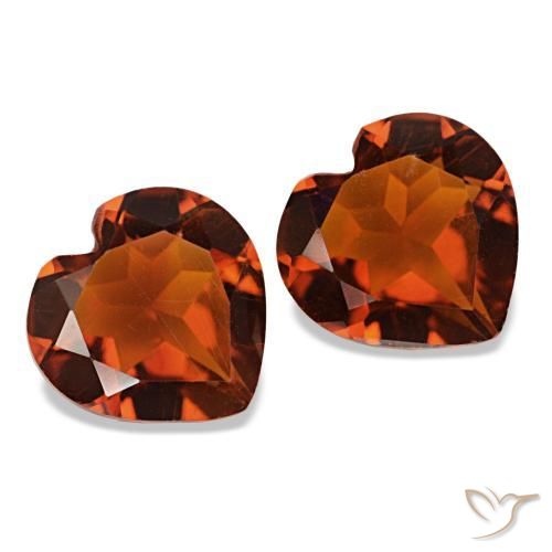 Achetez naturel 1.88ct Ambre orange Citrine gems, Forme de coeur, En provenance Brésil chez GemSelect. En stock, livraison internationale!