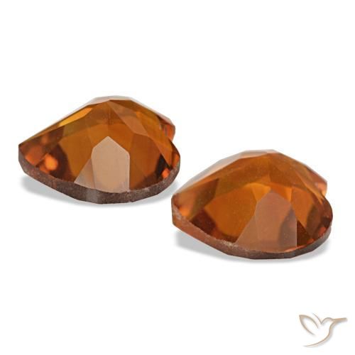Achetez naturel 2.05ct Orange foncé Citrine gems, Forme de coeur, En provenance Brésil chez GemSelect. En stock, livraison internationale!