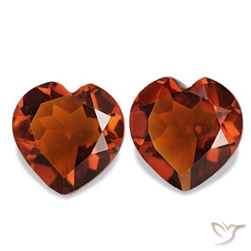 Achetez naturel 2.04ct Orange foncé Citrine gems, Forme de coeur, En provenance Brésil chez GemSelect. En stock, livraison internationale!