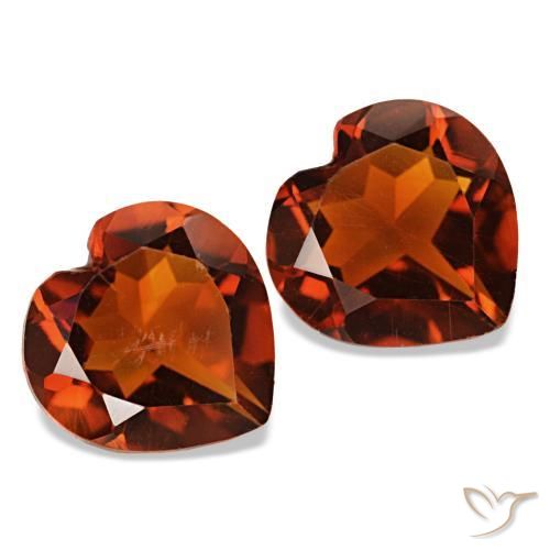 Achetez naturel 2.11ct Orange foncé Citrine gems, Forme de coeur, En provenance Brésil chez GemSelect. En stock, livraison internationale!