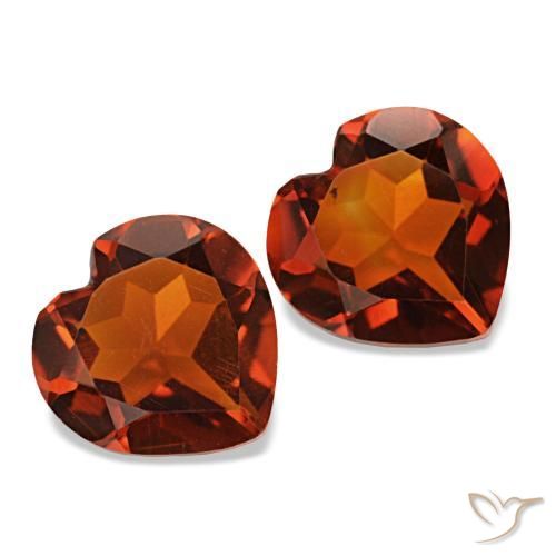 Achetez naturel 2.01ct Orange foncé Citrine gems, Forme de coeur, En provenance Brésil chez GemSelect. En stock, livraison internationale!