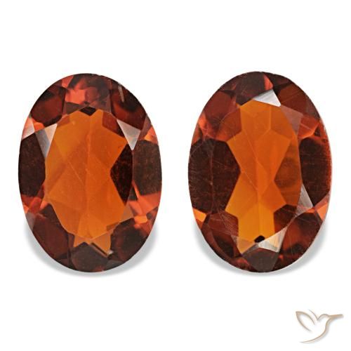 Achetez naturel 1,27ct orange rougeâtre intense citrine gems, coupe ovale, en provenance brésil chez gemselect. en stock, livraison internationale!