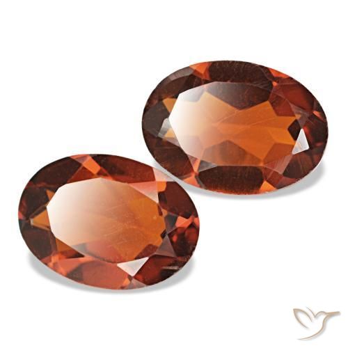 Achetez naturel 1,27ct orange rougeâtre intense citrine gems, coupe ovale, en provenance brésil chez gemselect. en stock, livraison internationale!