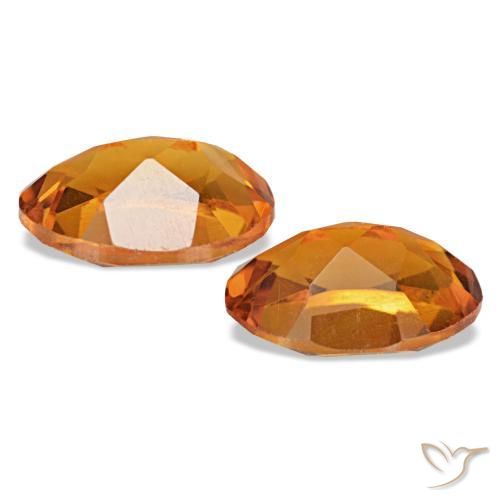 Achetez naturel 1,45ct orange brun citrine gems, coupe ovale, en provenance brésil chez gemselect. en stock, livraison internationale!