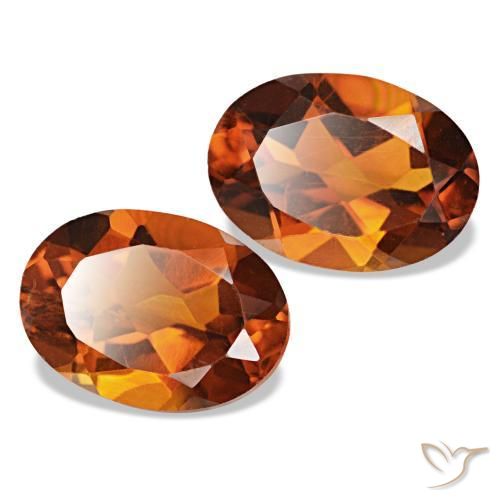 Achetez naturel 1,51ct orange moyen citrine gems, coupe ovale, en provenance brésil chez gemselect. en stock, livraison internationale!