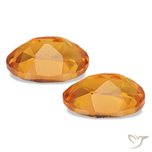 Achetez naturel 1.58ct Orange brun Citrine gems, Coupe ovale, En provenance Brésil chez GemSelect. En stock, livraison internationale!
