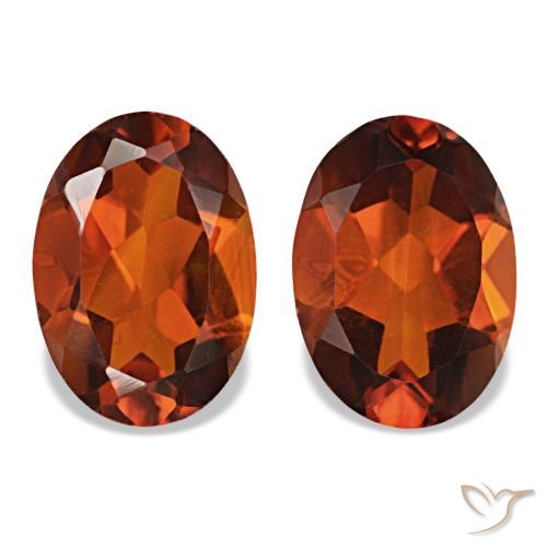 Achetez naturel 1.42ct Orange rouge foncé Citrine gems, Coupe ovale, En provenance Brésil chez GemSelect. En stock, livraison internationale!