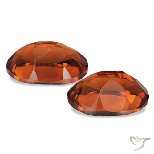 Achetez naturel 1.42ct Orange rouge foncé Citrine gems, Coupe ovale, En provenance Brésil chez GemSelect. En stock, livraison internationale!