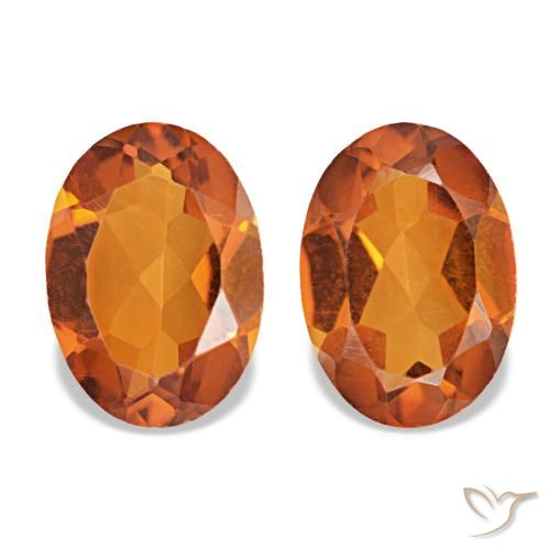 Achetez naturel 1,34ct orange citrine gems, coupe ovale, en provenance brésil chez gemselect. en stock, livraison internationale!