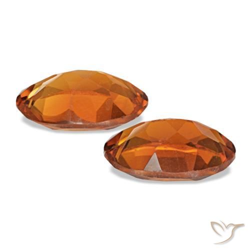 Achetez naturel 1.15ct Orange foncé Citrine gems, Coupe ovale, En provenance Brésil chez GemSelect. En stock, livraison internationale!