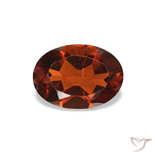Citrine orange de 0,69 ct, ovale, VS-SI
