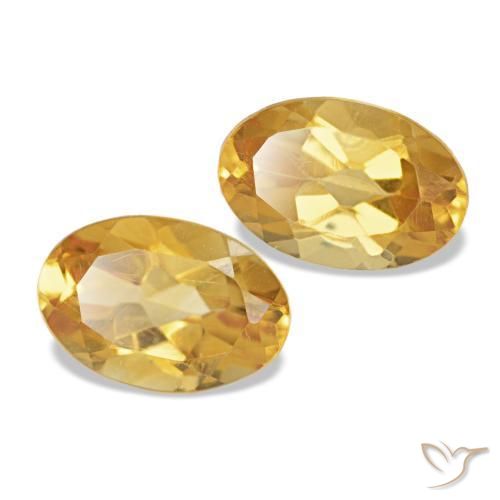 Achetez naturel 0,81ct doré citrine gems, coupe ovale, en provenance brésil chez gemselect. en stock, livraison internationale!