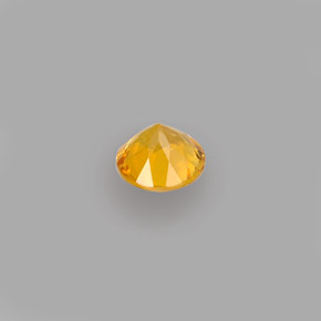 Clinohumite jaune naturelle coupe roude, 0,40 ct, VS-SI