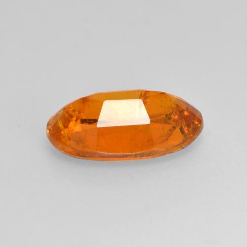 Clinohumite Orange rougeâtre naturelle Coupe ovale, 1.42 ct, VS-SI
