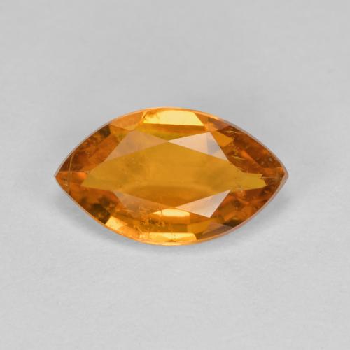 Clinohumite Orange moyen naturelle Marquise, 1.18 ct, SI