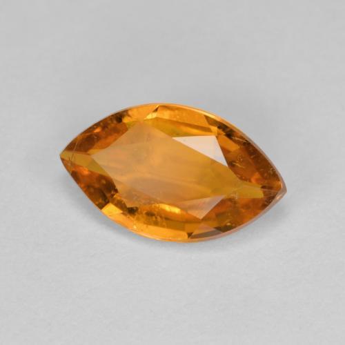 Clinohumite Orange moyen naturelle Marquise, 1.18 ct, SI