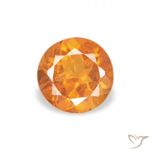 0.44ct Naturel Orange moyen Clinohumite, Tour, SI-I1