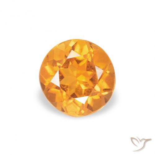 0.28ct Naturel Orange moyen Clinohumite, Tour, VS-SI