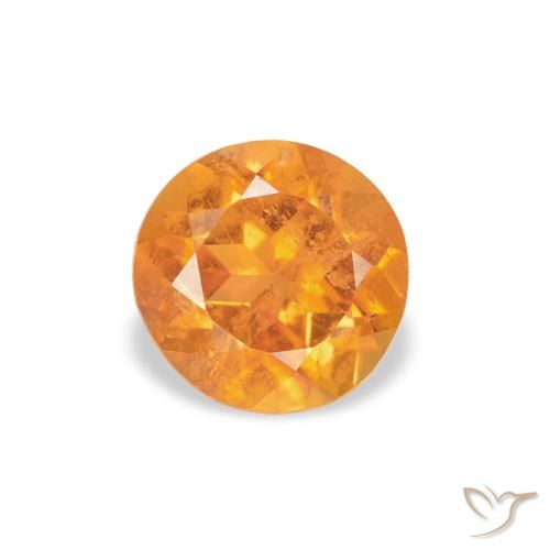 0.87ct Naturel Orange moyen Clinohumite, Tour, SI