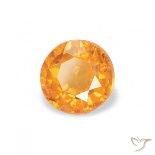 Clinohumite Ambre orange naturelle Tour, 0.48 ct, SI
