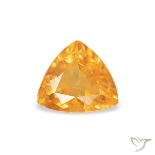0.78ct Naturel Orange moyen Clinohumite, Trillion, SI