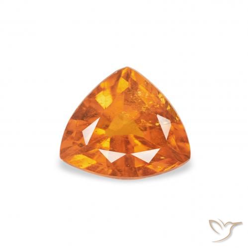 0.91ct Naturel Orange moyen Clinohumite, Trillion, SI