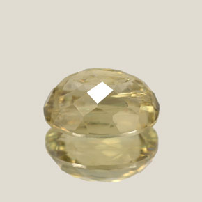 Diaspore à changement de couleur  naturelle coupe ovale, 6,98 ct, SI