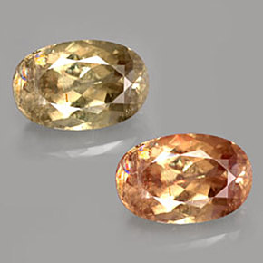 Diaspore à changement de couleur  naturelle coupe ovale, 5,51 ct, SI