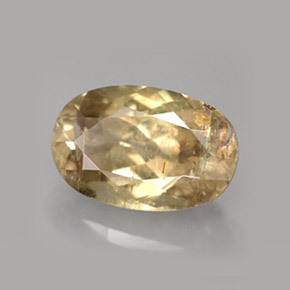Diaspore à changement de couleur  naturelle coupe ovale, 5,51 ct, SI
