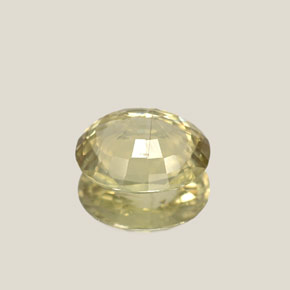 Diaspore à changement de couleur  naturelle coupe ovale, 3,14 ct, VS
