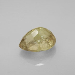 Diaspore à changement de couleur  naturelle en forme de poire, 3,69 ct, SI
