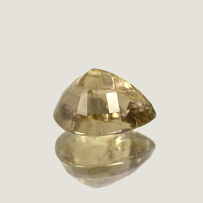 Diaspore à changement de couleur  naturelle en forme de poire, 4,37 ct, SI