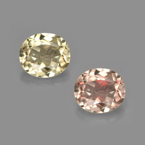 Diaspore à changement de couleur  naturelle coupe ovale, 0,75 ct, VS