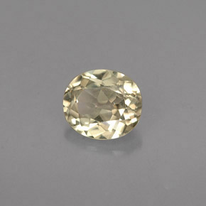 Diaspore à changement de couleur  naturelle coupe ovale, 0,75 ct, VS