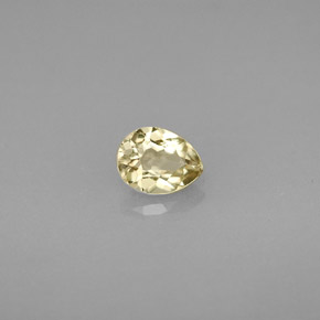Diaspore à changement de couleur  naturelle en forme de poire, 0,58 ct, VS