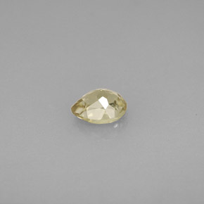 Diaspore à changement de couleur  naturelle en forme de poire, 0,58 ct, VS