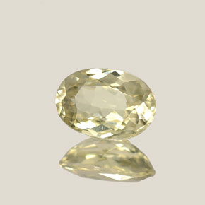 Diaspore à changement de couleur  naturelle coupe ovale, 0,82 ct, VVS-VS