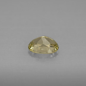 Diaspore à changement de couleur  naturelle coupe ovale, 0,84 ct, VVS-VS