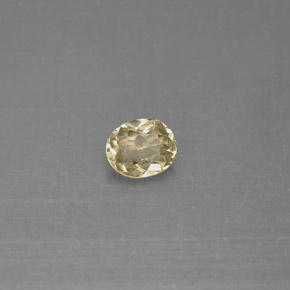 Diaspore à changement de couleur  naturelle coupe ovale, 0,47 ct, VVS-VS
