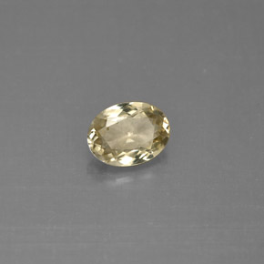 Diaspore à changement de couleur  naturelle coupe ovale, 0,70 ct, VVS-VS