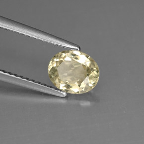 Diaspore à changement de couleur  naturelle coupe ovale, 1,03 ct, VS