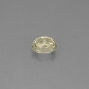 Diaspore à changement de couleur  naturelle coupe ovale, 0,63 ct, VS