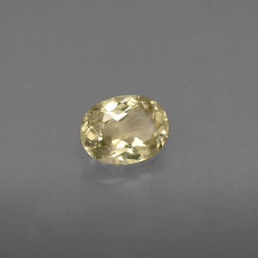 Diaspore à changement de couleur  naturelle coupe ovale, 0,77 ct, VS
